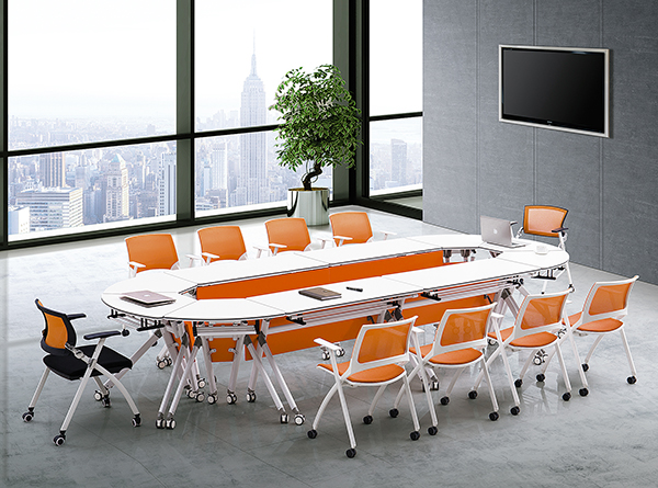 折叠会议桌的颜色和材质选择